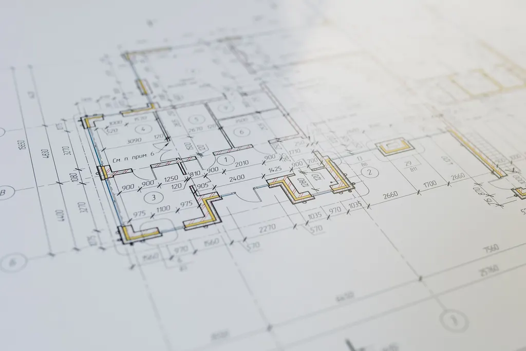 Project planning workspace with notes, decision paths, and software delivery materials